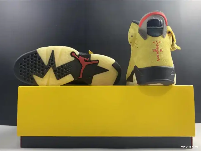 TRAVIS 6 SCOTT JORDAN YELLOW AIR CN1084-300 X 0415